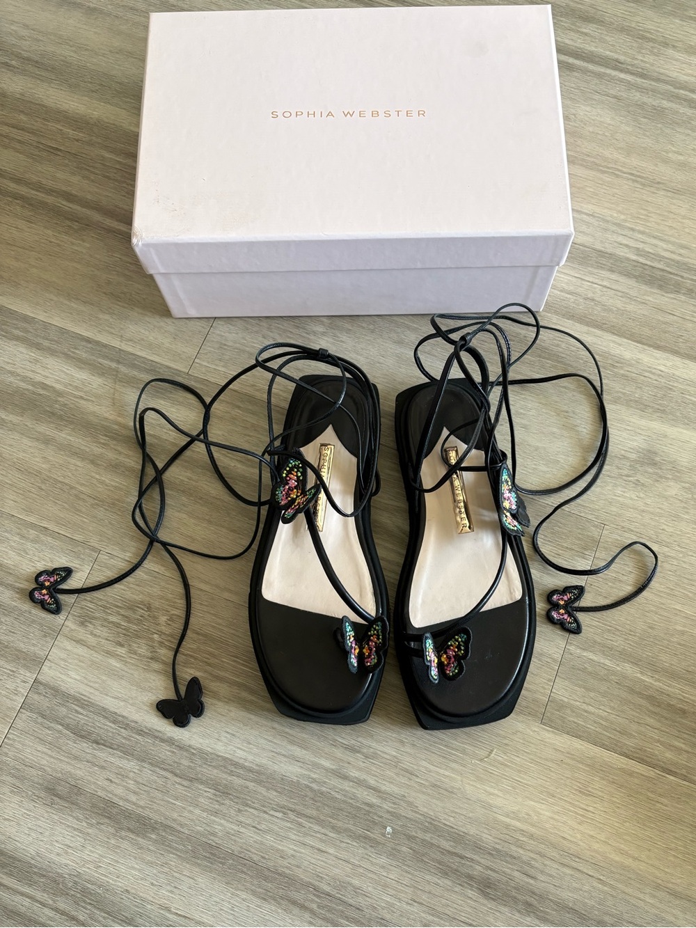 Sophia Webster Vanessa Platform Flat Sandals